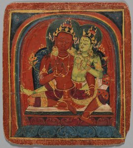 Initiationskarte Tsakalis: Bodhisattva Samantabhadra, frühes 15. Jahrhundert