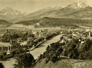 Innsbruck, Tirol, Österreich, um 1935