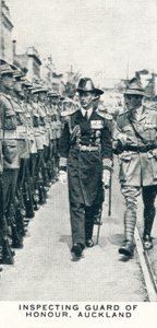 Inspektion der Ehrenwache, Auckland, 1927-1937 von Unbekannt