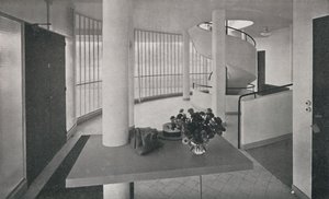 Innenraum der Villa in Poissy, 1933