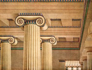 Ionische Halle auf der Akropolis in Athen, Griechenland, 1928 von Unbekannt