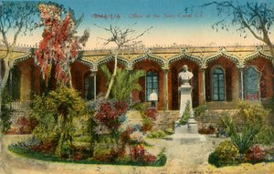Ismailia - Büro der Suezkanal-Gesellschaft, um 1918-1939 von Unbekannt