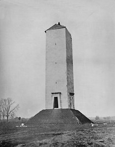 Jackson-Denkmal, Schlachtfeld von New Orleans, Louisiana, um 1897