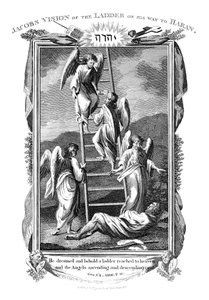 Jakobs Traum von Engeln, die die Leiter zum Himmel hinauf- und hinabsteigen, ca. 1808