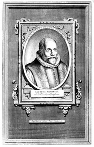 Jacobus Arminius, niederländischer Theologe und Professor für Theologie an der Universität Leiden von Unbekannt