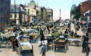 Jacques Cartier Markt, Montreal, Kanada, ca. 1900er von Unbekannt