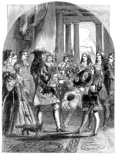 Jakob II. verabschiedet sich von Ludwig XIV., 1680er Jahre, 19. Jahrhundert
