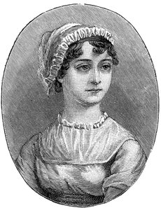 Jane Austen 1775-1817, englische Schriftstellerin von Unbekannt
