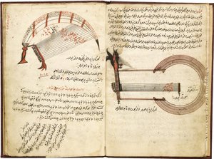 Janitscharenmusik. Osmanisches Manuskript, 18. Jahrhundert