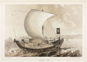Japanische Dschunke, ca. 1853-1856