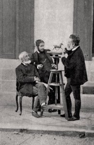 Jean Louis Ernest Meissonnier, französischer Maler und Bildhauer, 1880 von Unbekannt