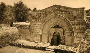 Jerusalem - Kirche der Jungfrau, ca. 1918-1939 von Unbekannt