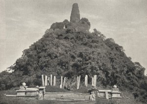 Jetawanarama Dagoba, die jüngste der drei großen Dagobas von Anuradhapura Ende des 3. Jahrhunderts n. Chr.