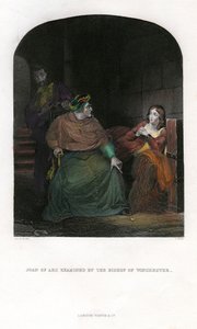 Johanna von Orléans wird vom Bischof von Winchester verhört, 1431
