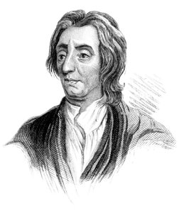 John Locke, englischer Philosoph, um 1850