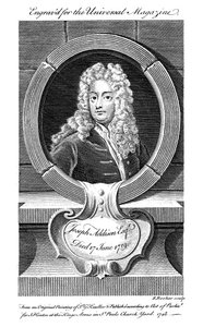 Joseph Addison, englischer Politiker und Schriftsteller, 19. Jahrhundert von Unbekannt
