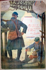Journée du Poilu 25 et 26 Décembre 1915, französisches Plakat des Ersten Weltkriegs, 1915 von Unbekannt
