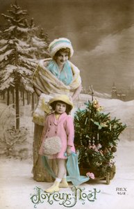 Frohe Weihnachten, um 1900-1929 von Unbekannt