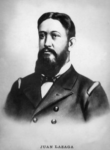Juan Lazaga 1845-1898, spanischer Marinekapitän während des Spanisch-Amerikanischen Krieges, ca. 1910 von Unbekannt