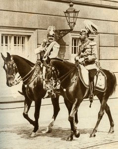 Kaiser Wilhelm II. und König Georg V. in Berlin, Deutschland von Unbekannt