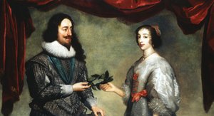 König Karl I. 1600-1649 und Königin Henrietta Maria 1609-1669 von Unbekannt