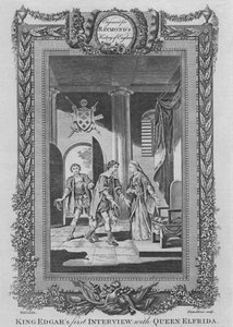 König Edgars erstes Interview mit Königin Elfrida, um 1787