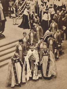 König George VI. verlässt die Abtei