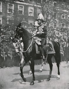König Georg V. bei der Beerdigung seines Vaters König Edward VII., London, 20. Mai 1910 von Unbekannt