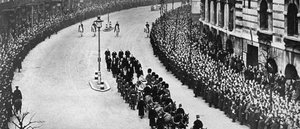 Begräbnisprozession von König Georg V., London, Januar 1936 von Unbekannt