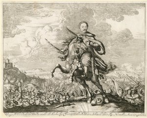 König Johann III. Sobieski in der Schlacht von Khotyn am 11. November 1673, 1673