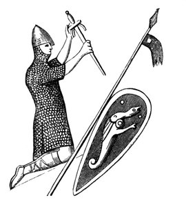 König Wilhelm, dargestellt auf seinem Siegel, 1870 von Unbekannt