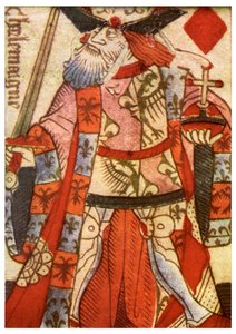 König der Karo aus einem französischen Kartenspiel, um 1500 von Unbekannt