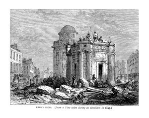 Kings Cross im Jahr 1845 von Unbekannt