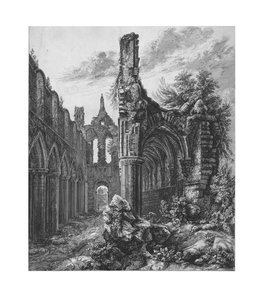 Kirkstall Abbey, Yorkshire, 1823 von Unbekannt