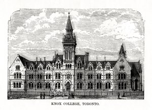 Knox College, Toronto, Ontario, Kanada, 19. Jahrhundert von Unbekannt