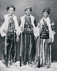 Kurdische Bergbanditen, Armenien, 1902