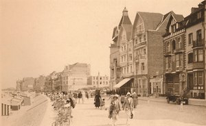 La Digue, Die Promenade, um 1900 von Unbekannt