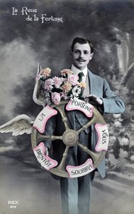 La Roue de la Fortune, das Rad des Schicksals, 1906 von Unbekannt