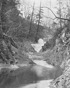 Lace-Wasserfälle und Drachenpool, Natural Bridge, Virginia, USA, ca. 1900 von Unbekannt