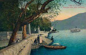 Lago di Como. Eingang zur Villa Carlotta, ca. 1888 von Unbekannt