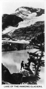 See der hängenden Gletscher, Kanada, um 1920er Jahre von Unbekannt