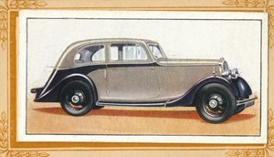 Lanchester 10 Stromlinien-Limousine, ca. 1936 von Unbekannt