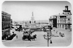 Landungssteg in Valparaíso, 1911