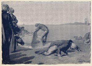 Landung von Paoli auf korsischem Boden von Unbekannt