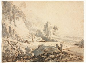 Landschaft, 18. Jahrhundert von Unbekannt