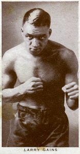 Larry Gains, kanadischer Boxer, 1938 von Unbekannt