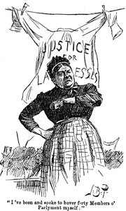 Streik der Wäscherinnen, 1891 von Unbekannt