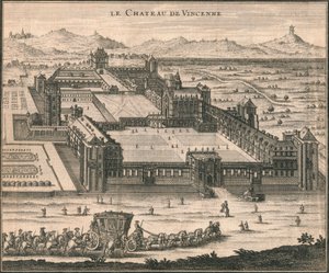 Das Schloss von Vincenne, 1723