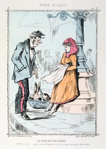 Le Marché aux Lapins, 1870-1871 von Unbekannt