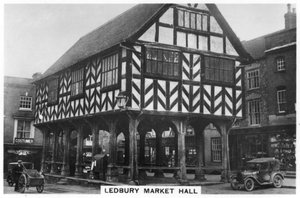 Ledbury Markthalle, Herefordshire, 1937 von Unbekannt